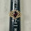 Thumbnail: 10K Gold Red Garnet stone and Diamond Ring, 3.3g, size 6.5