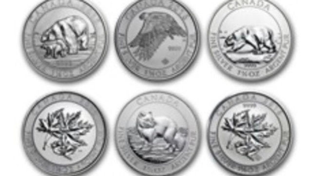1.5-oz .9999 Silver Canadian Wildlife Coins random