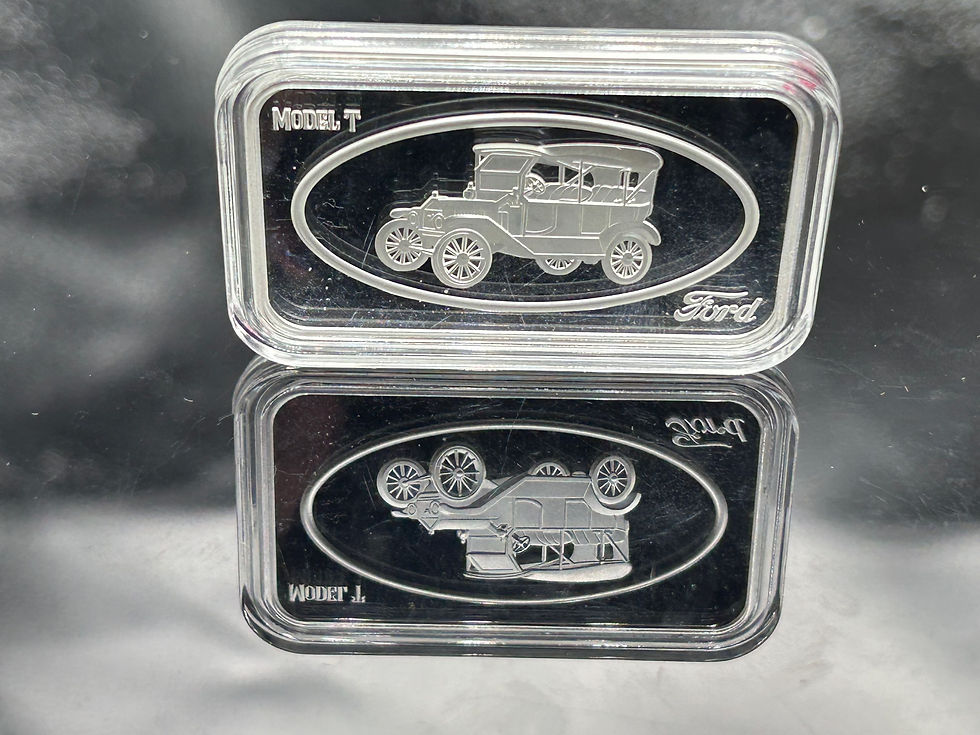 1-oz .999 Silver Prosper Metals Model T Proof Bar