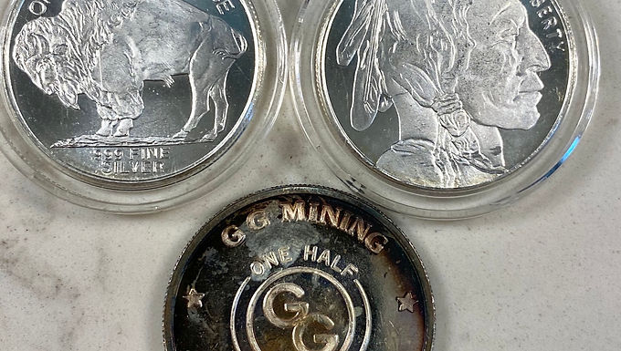 1/2-oz .999 Silver coins Random