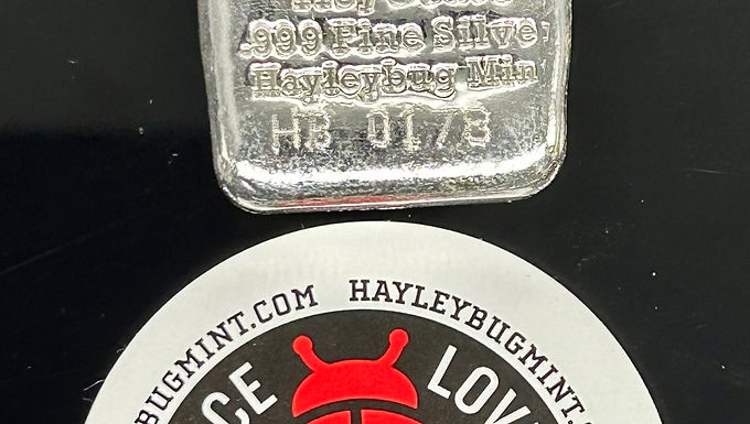 5-oz .999 Silver Hayleybug Lion Loaf Bar