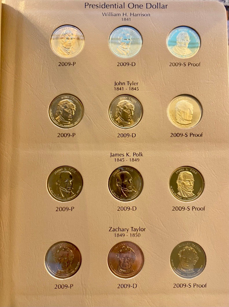 Thumbnail: Presidential Dollar Complete PD&S Set 2007-2011