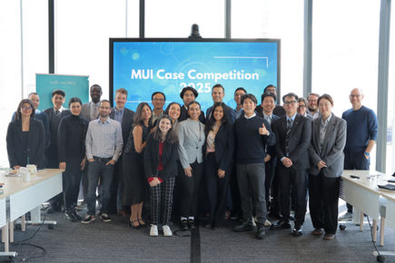 Gabriel Eidelman with students at MUI Case Competition, hosted by Toronto Region Board of Trade