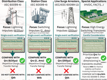 Technical Methodology for Energy and Charge Dimensioning of Metal-Oxide Surge Arresters in Modern Power Systems