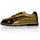 Thumbnail: 3G Mens Belmo Tour S Gold Black Bowling Shoes - Right Haned