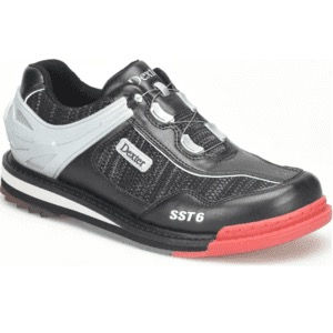 Dexter Mens SST 6 Hybrid BOA Black Knit Bowling Shoes - RH WIDE