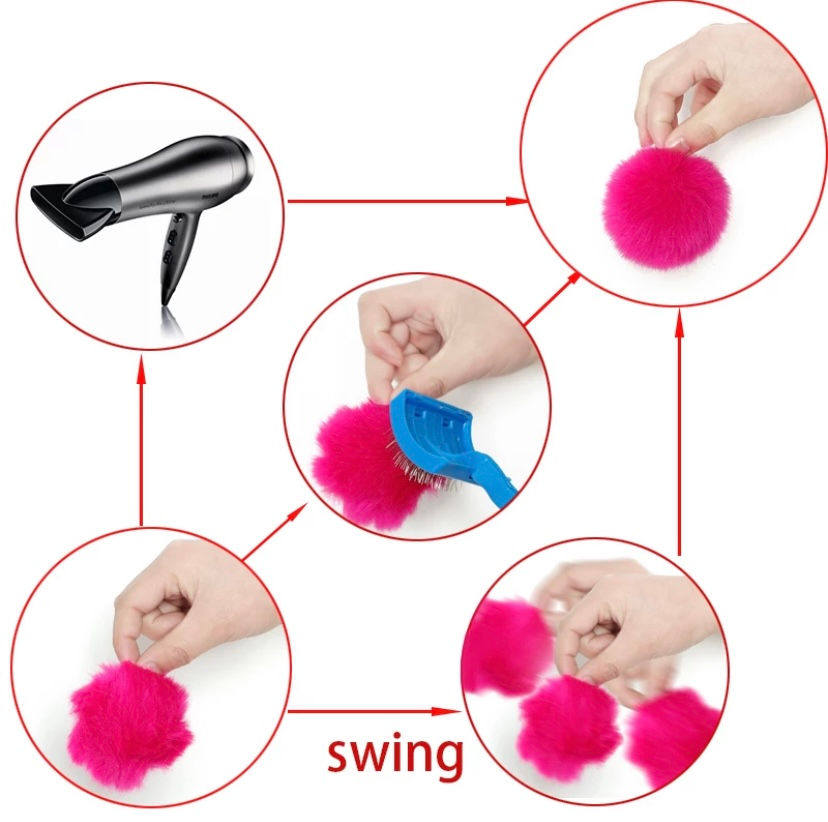 Thumbnail: Pom Pom Key Chains For Women