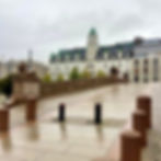 Stortinget, Oslo, Norway, during a Sunday's rainy walk