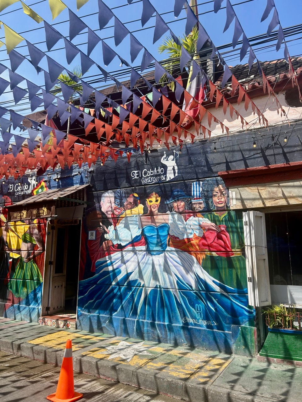 Street art in Getsemaní, Cartagena, Colombia
