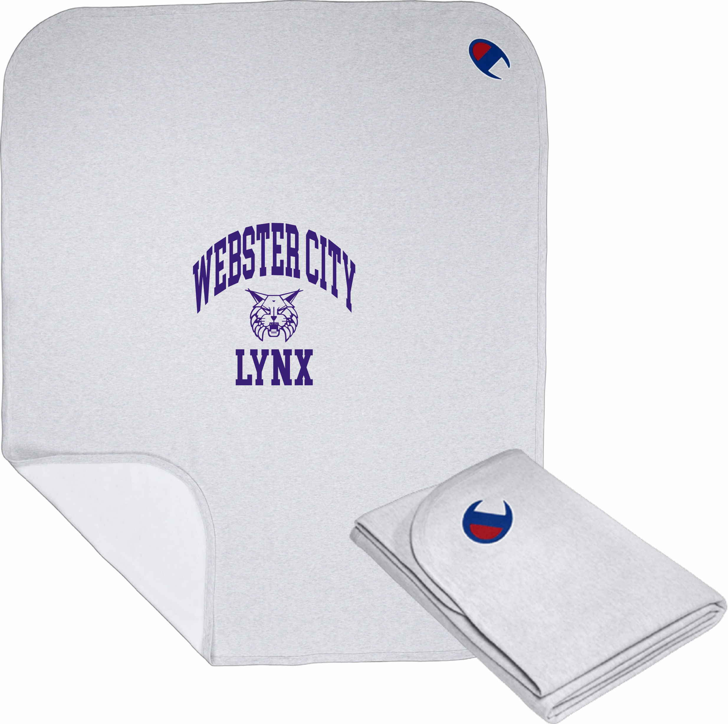 Webster City Lynx Champion® Reverse Weave® Stadium Blanket