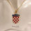 Thumbnail: Colourful Croatian Coat of Arms /  Šahovnica Necklace