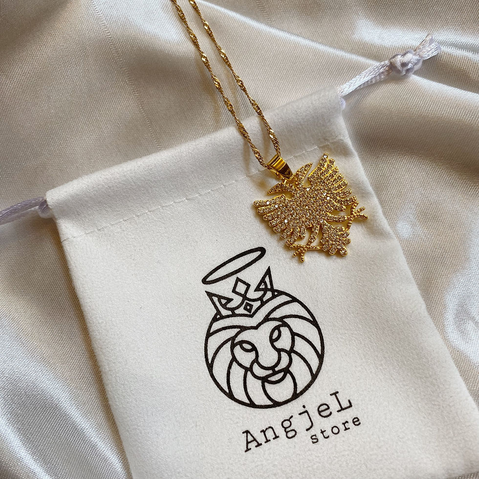 Thumbnail: Icy Albanian Eagle Necklace