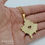 Thumbnail: Love Kosovo Map Necklace