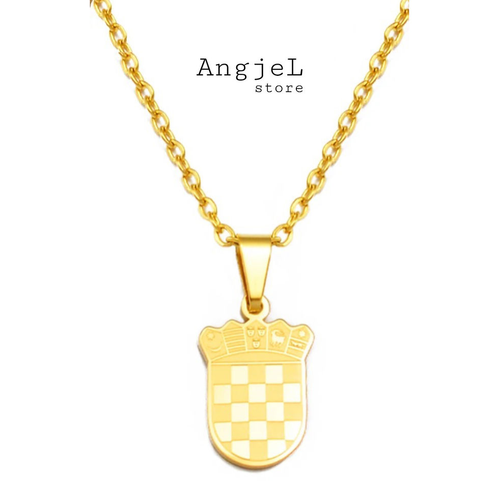 Thumbnail: Mini Croatian Coat of Arms/ Šahovnica Necklace