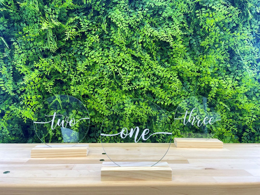 Table Numbers - Set of 15