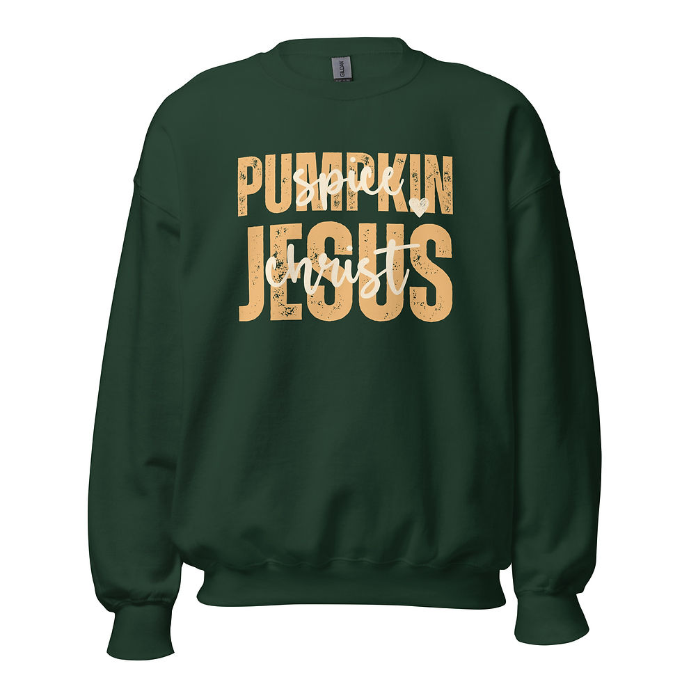 Thumbnail: Pumpkin Spice and Jesus Christ Sweatshirt