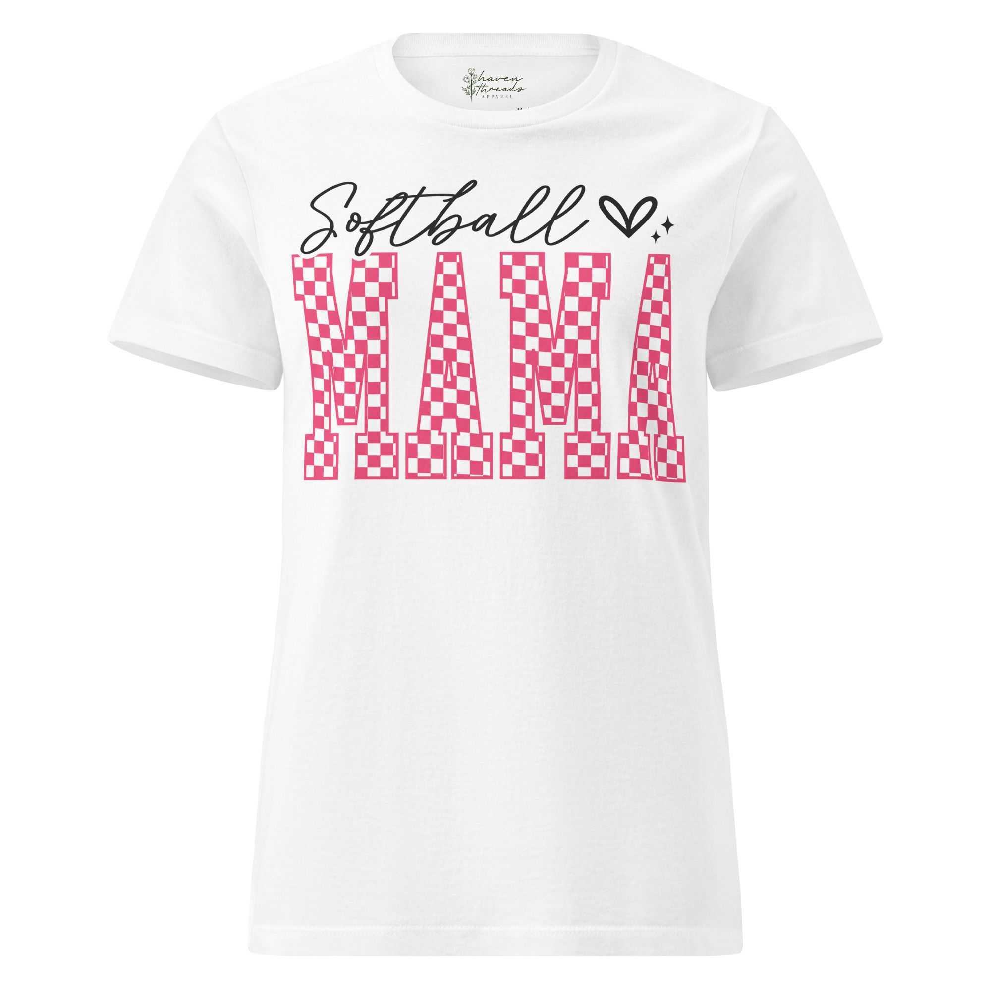 Baseball Mama Checkered