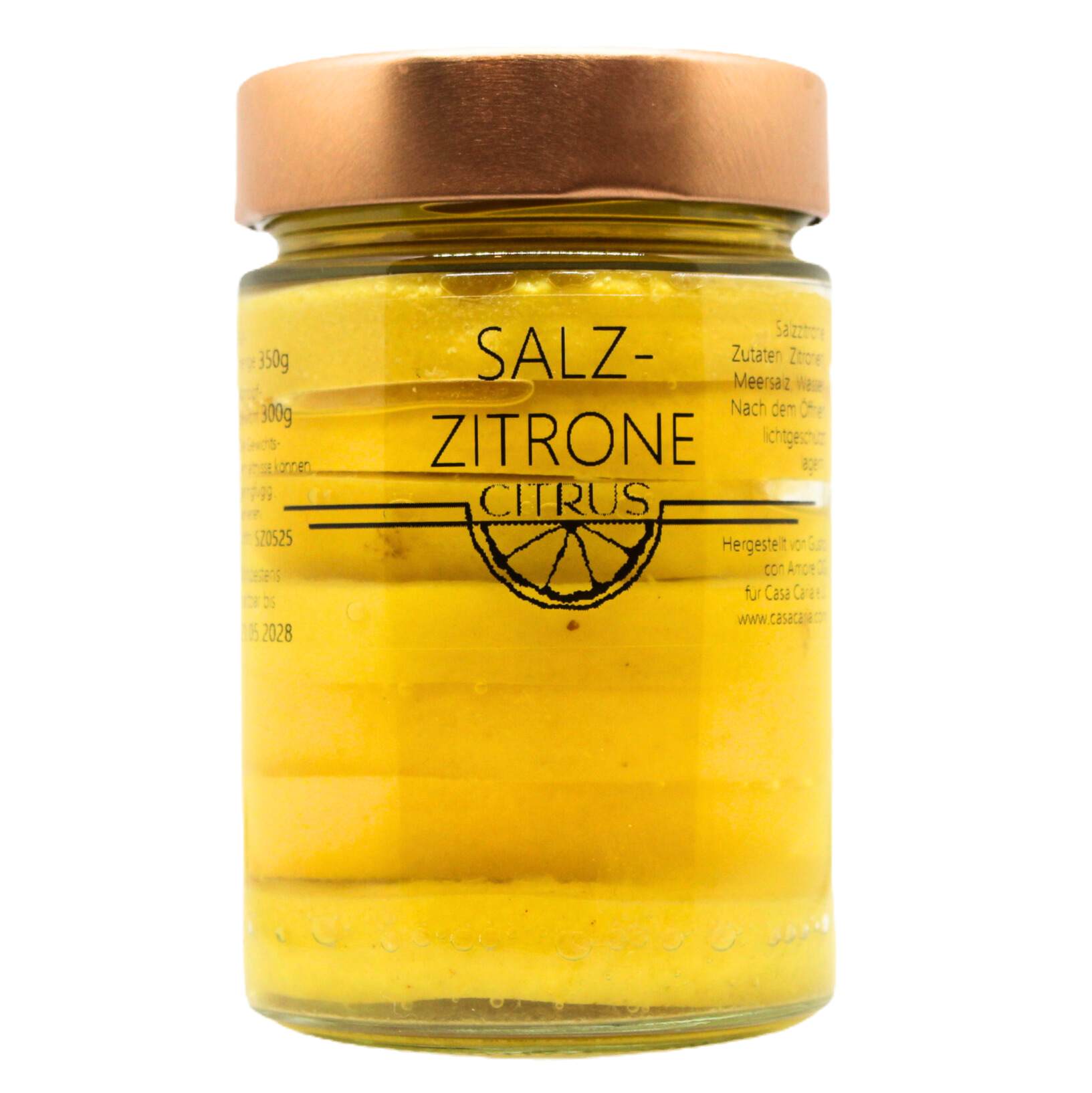 Salzzitrone 330g