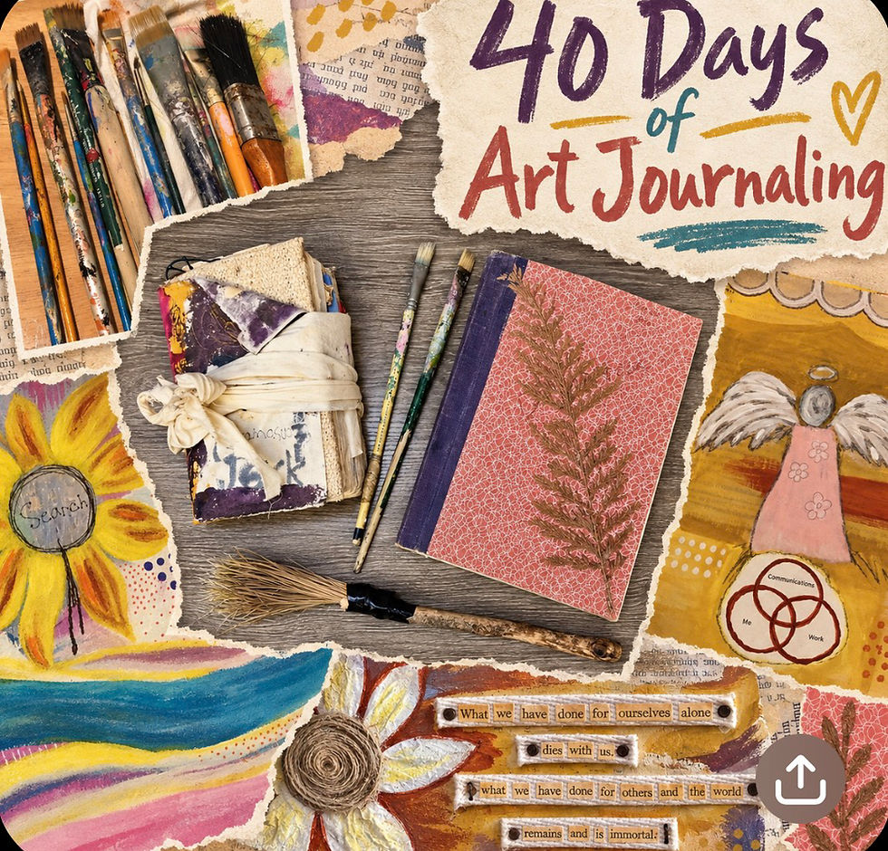 40 Days of Art Journaling