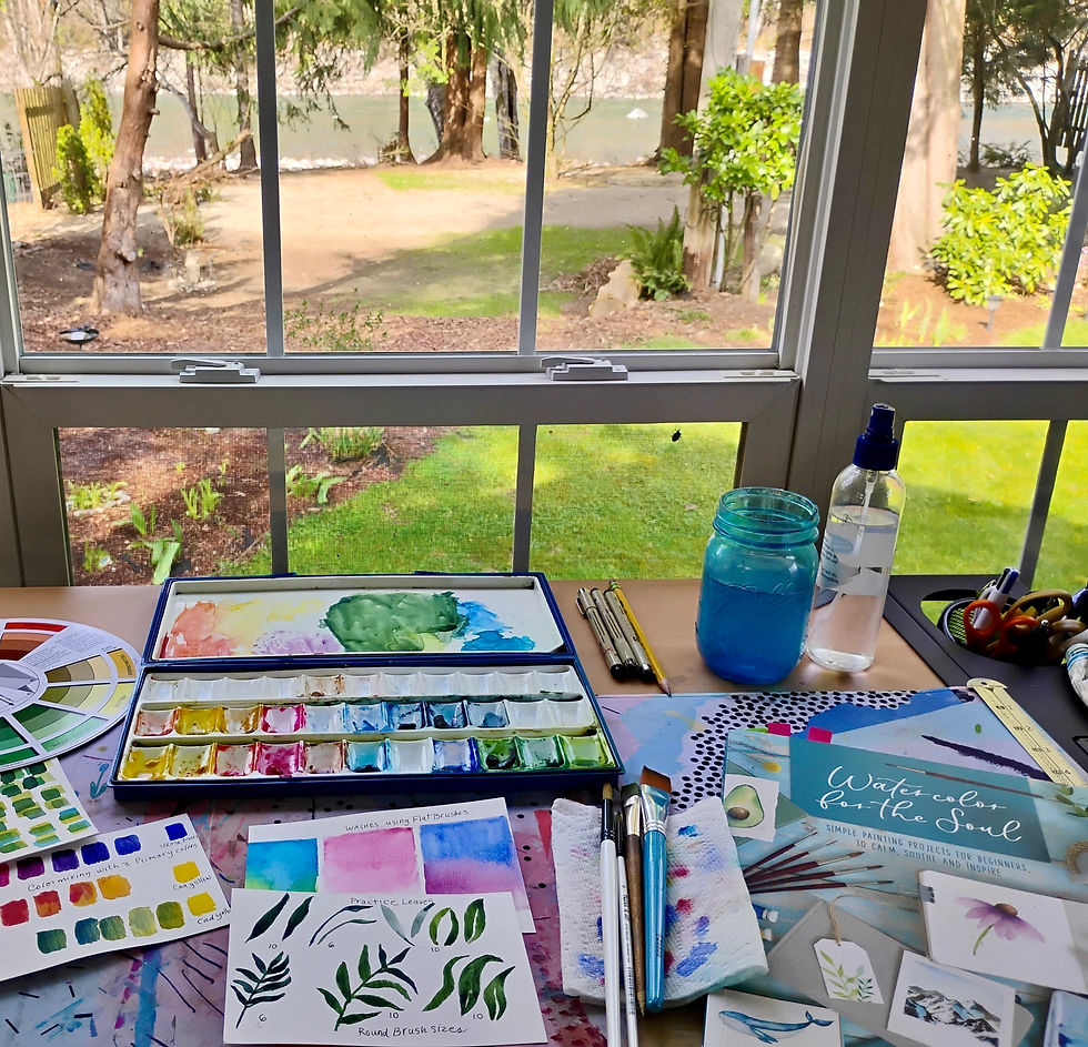 Watercolor for the Soul - Materials and Mixing Colors