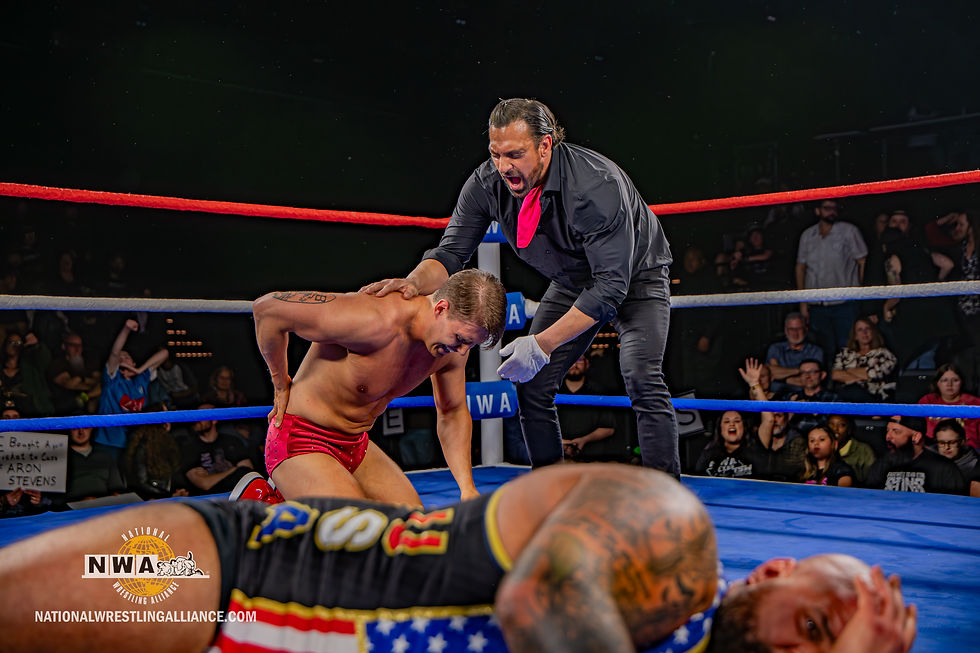 Carson Drake pulls off the victory against Wrecking Ball Legursky on NWA Powerrr.