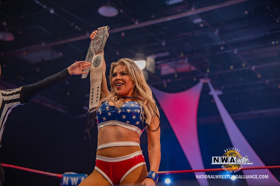 Natalia Markova successfully defends the NWA Women's World Championship!