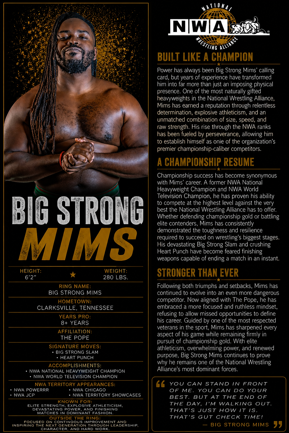 Mims NWA Profile