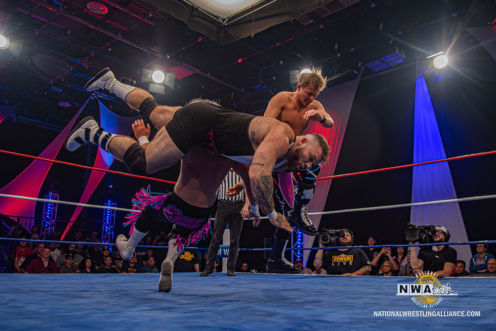 The Southern Six hit Sixth Speed on Dalton McKenzie on NWA Powerrr.