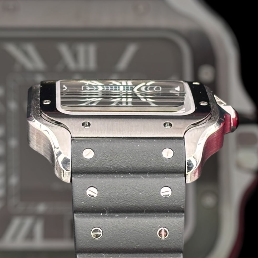 Thumbnail: Santos De Cartier  WSSA0037 Large ADLC Grey