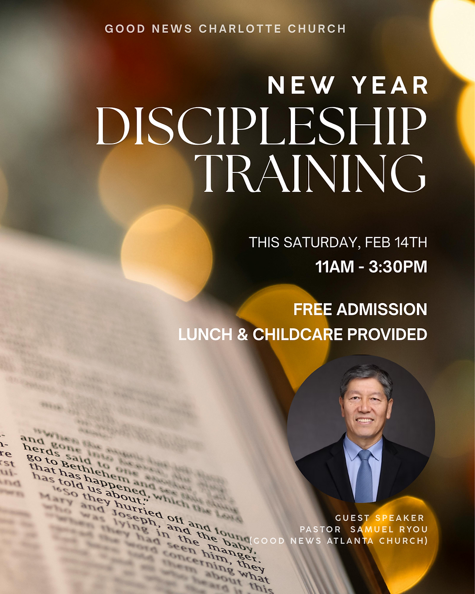 New Year Discipleship Training