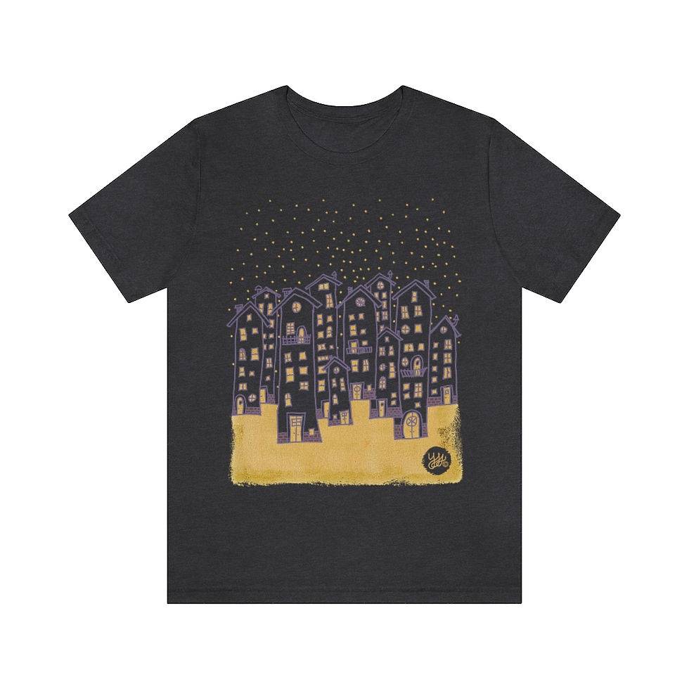 Thumbnail: West Side Gold - Under The Stars, (XS - 3XL) Unisex Tee, YSS Sketch Collection