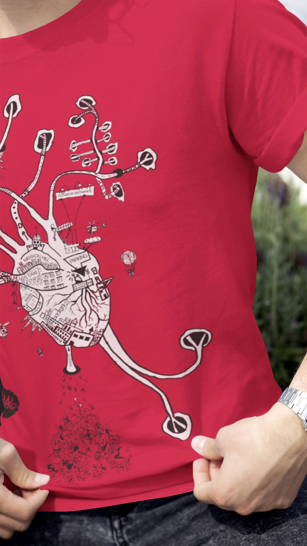 Thumbnail: Mission Control Center, (XS - 3XL) Unisex Tee, YSS Sketch Collection