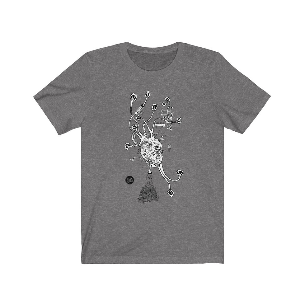 Thumbnail: Mission Control Center, (XS - 3XL) Unisex Tee, YSS Sketch Collection
