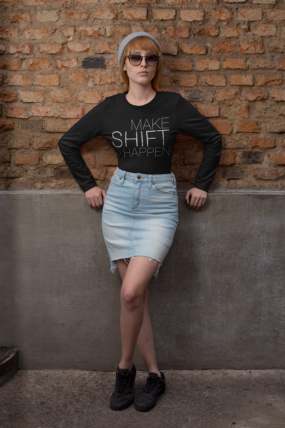 Thumbnail: Make Shift Happen (S - 2XL) Unisex Long Sleeve, Lifestyle Collection  