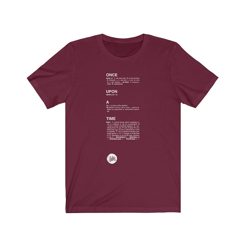 Thumbnail: Once Upon A Time, (XS - 3XL) Unisex Tee, Dreamer Collection