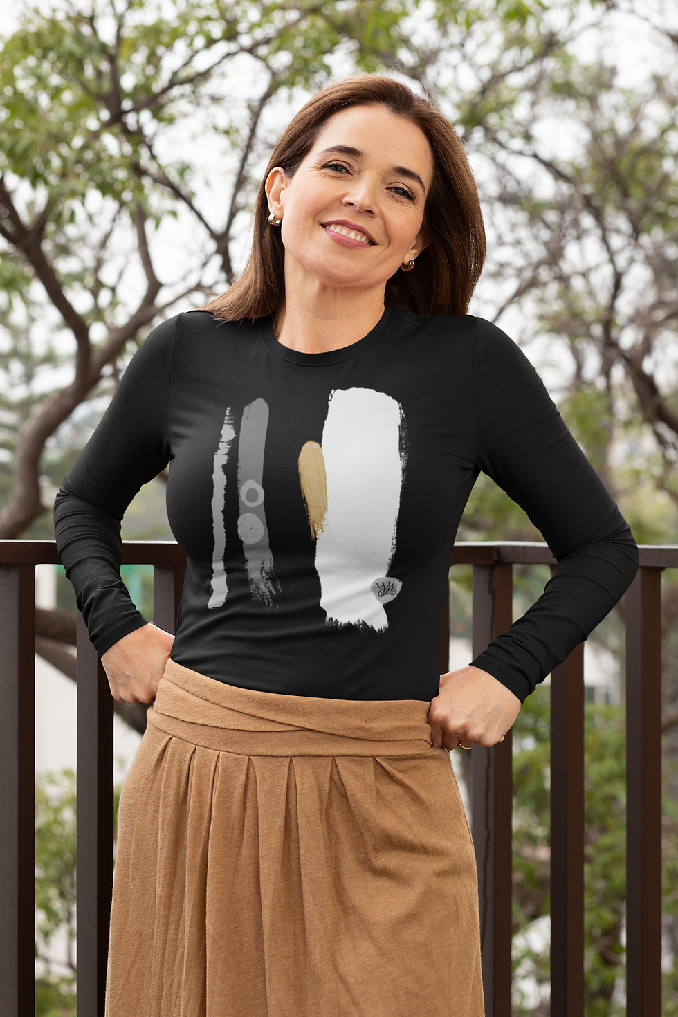 Thumbnail: Abstract Three, (XS - 3XL) Unisex Long Sleeve, YSS Abstract Couture Collection 