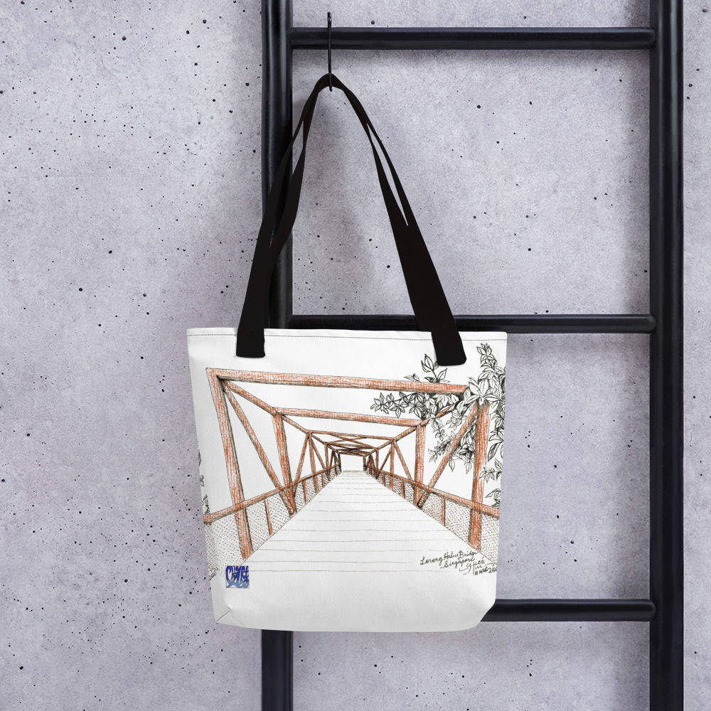 Lorong Halus (seppia) Tote bag