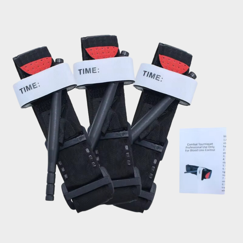 縮圖：用于生存战术战斗应用的急救箱止血带红色尖端