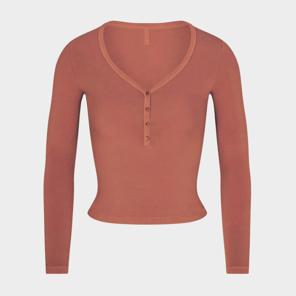 Miniatura: Camicia pigiama abbottonata da donna