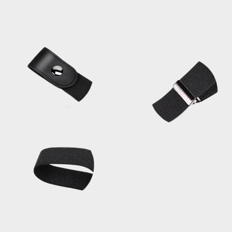 Miniatyrbilde: Unisex elastisk midjebelte Spennefritt justerbart midjebelte