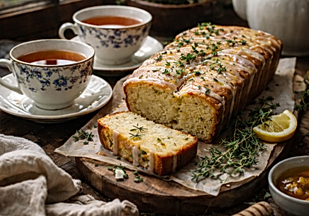 Gâteau au THYM et Thé Antlers