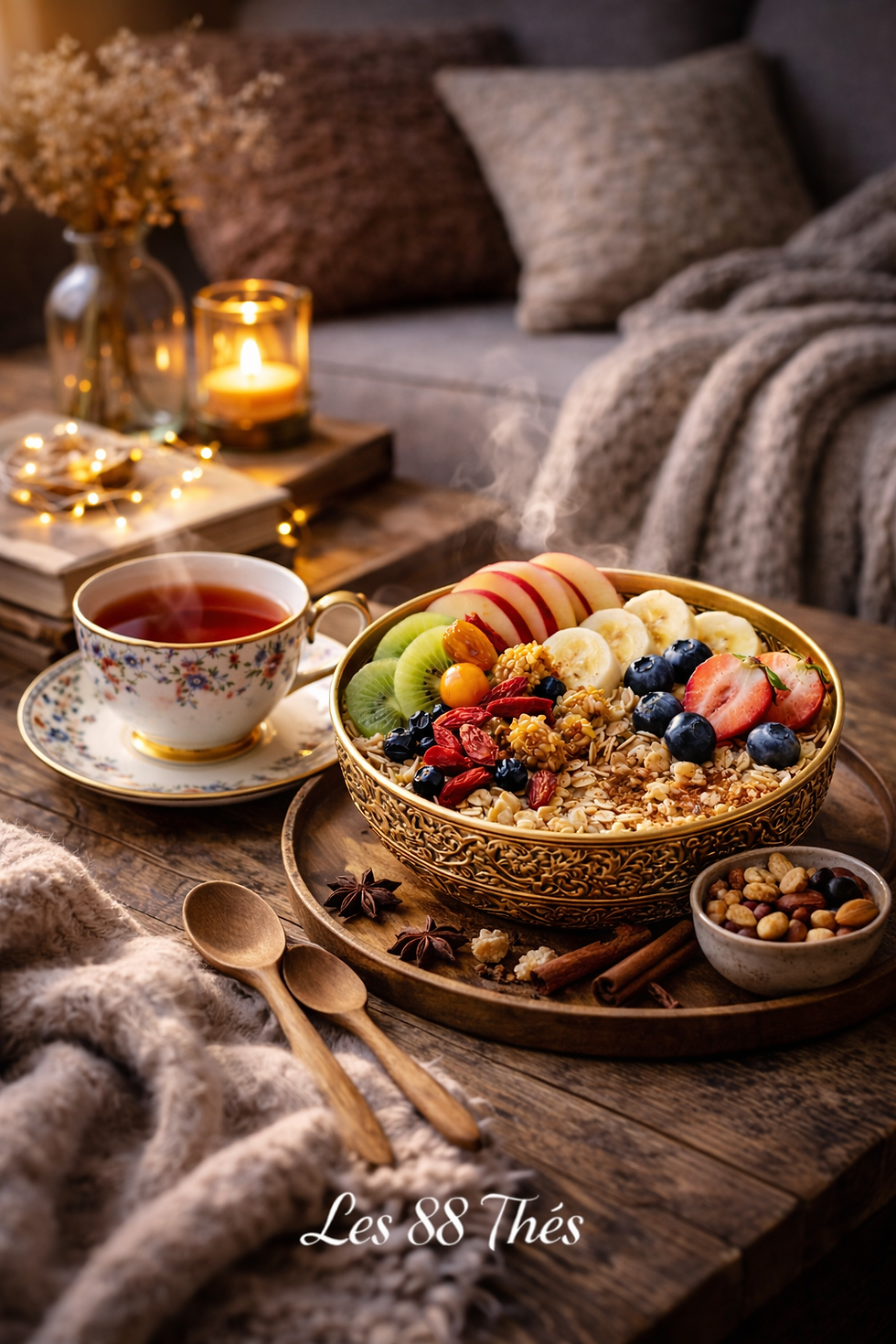 Petit-déjeuner healthy chic et cosy