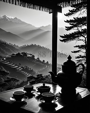 Maison de thé Népal