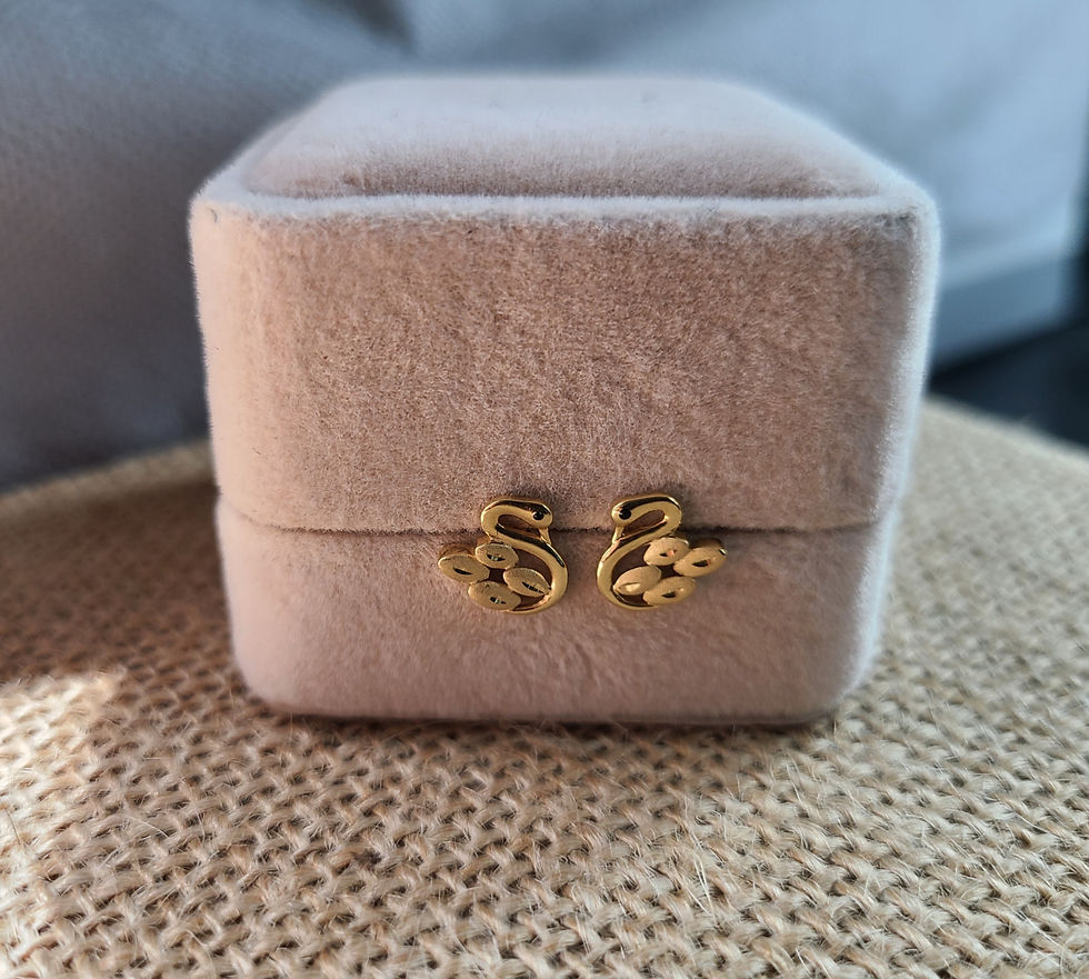 Thumbnail: Swan Stud Earrings