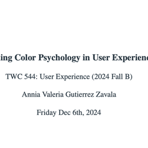 Investigative Report: The Role of Color Psychology in Digital UX Design