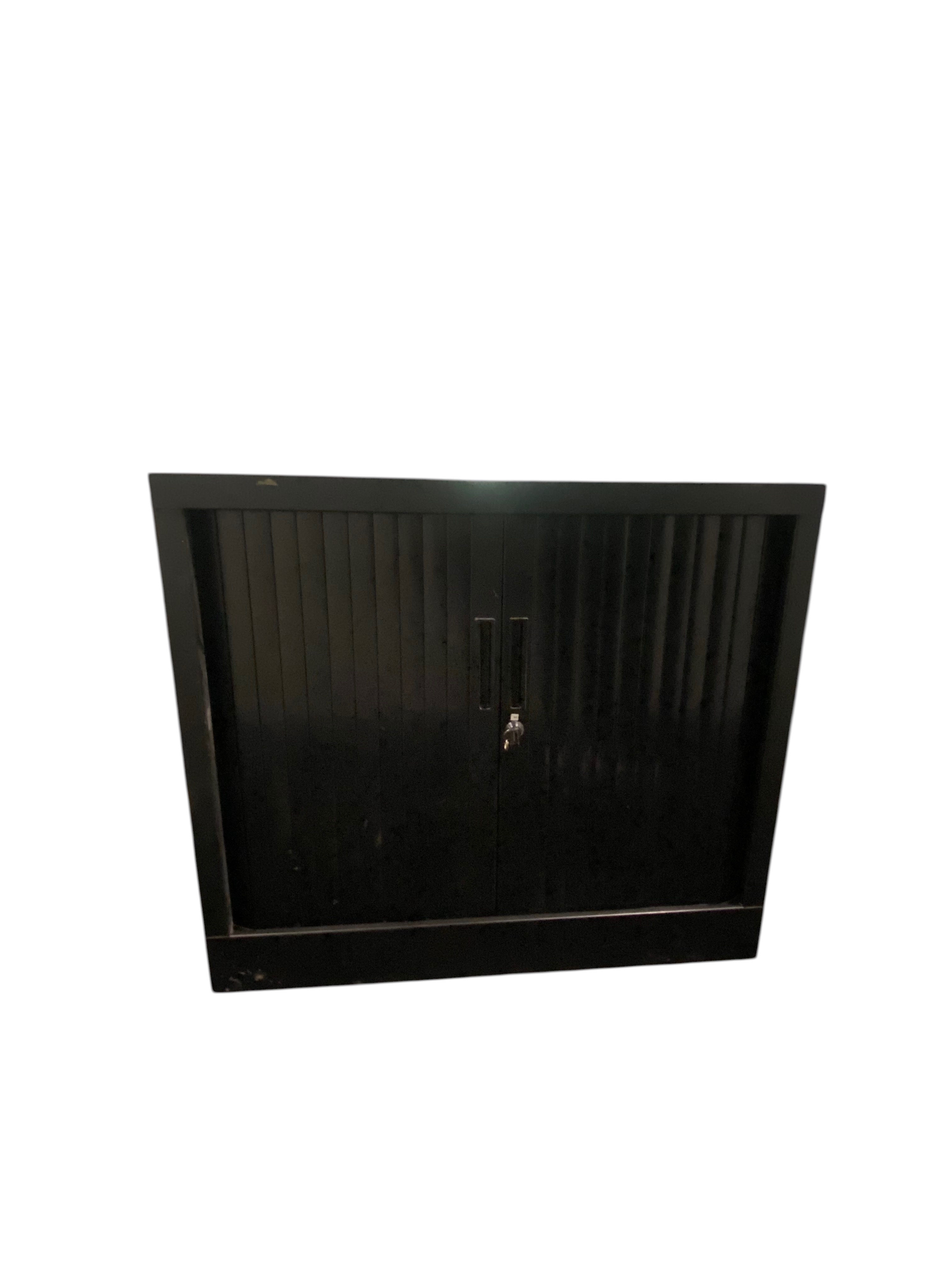 Armoire noire 1/4 80cm avec clé (Qté : 1) ARM478