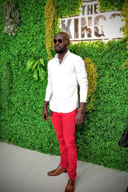 Mr.P Zongo at the King Store