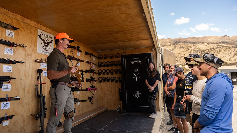 Try Shooting This Summer: RealGuns NZ, Cardrona