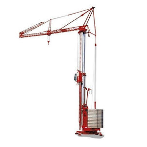 self erect crane