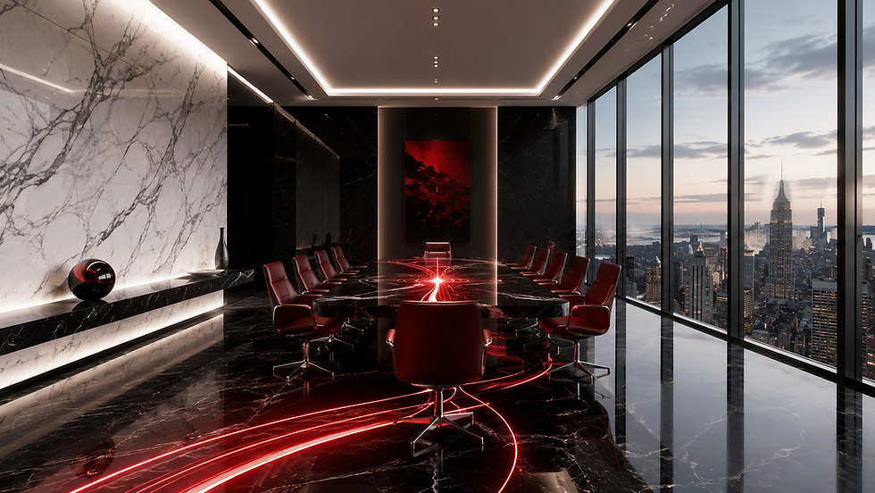 Modern conference room for executive leadership advisory.